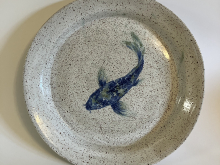 Cobalt Koi Platter 3