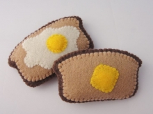 Breakfast Toast Magnets