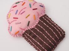 Strawberry Iced Chocolate Cupcake Phone Case 